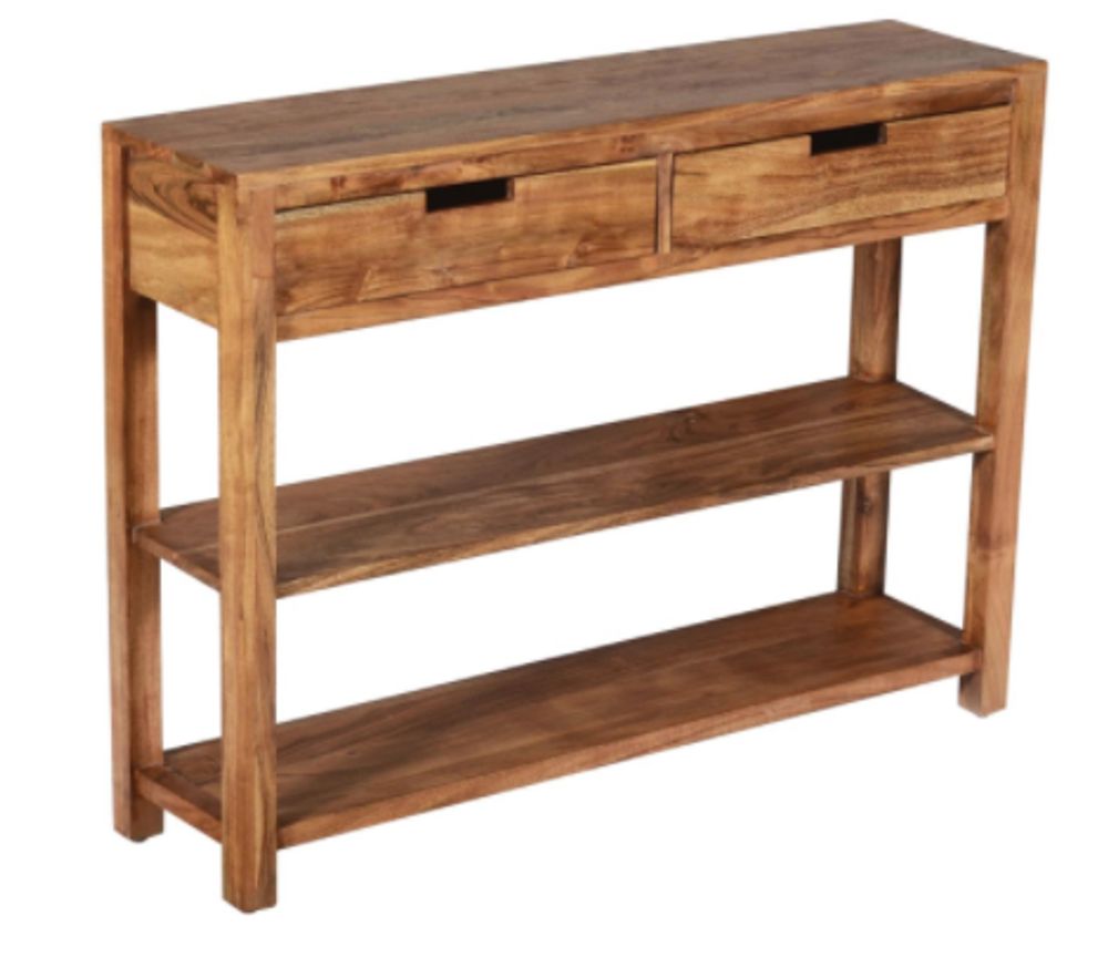 Reynolds 2 Drawer Sofa Table - Cedar