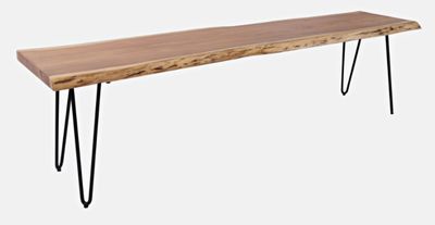 Nature's Edge Dining Bench 70" - Natural