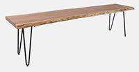 Nature's Edge Dining Bench 70" - Natural