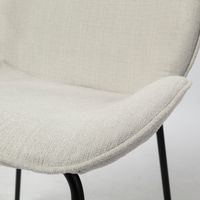 Inala Dining Chair Series featuring Upholstered Seat and Metal Base