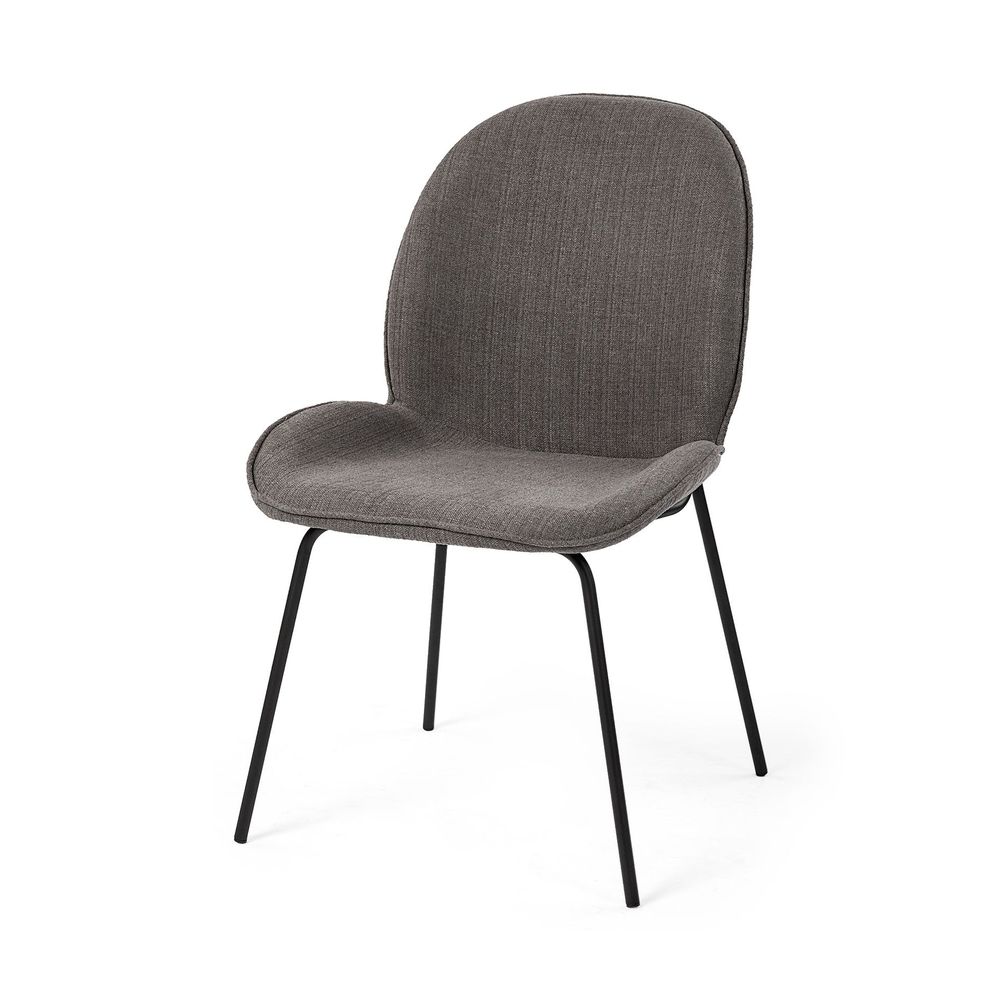 Inala Dining Chair Series featuring Upholstered Seat and Metal Base