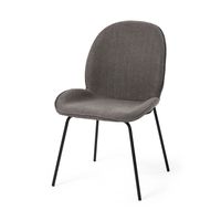 Inala Dining Chair Series featuring Upholstered Seat and Metal Base