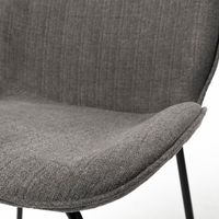 Inala Dining Chair Series featuring Upholstered Seat and Metal Base