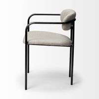 Parker Dining Chair Series featuring Upholstered Seat/Back with Metal Frame