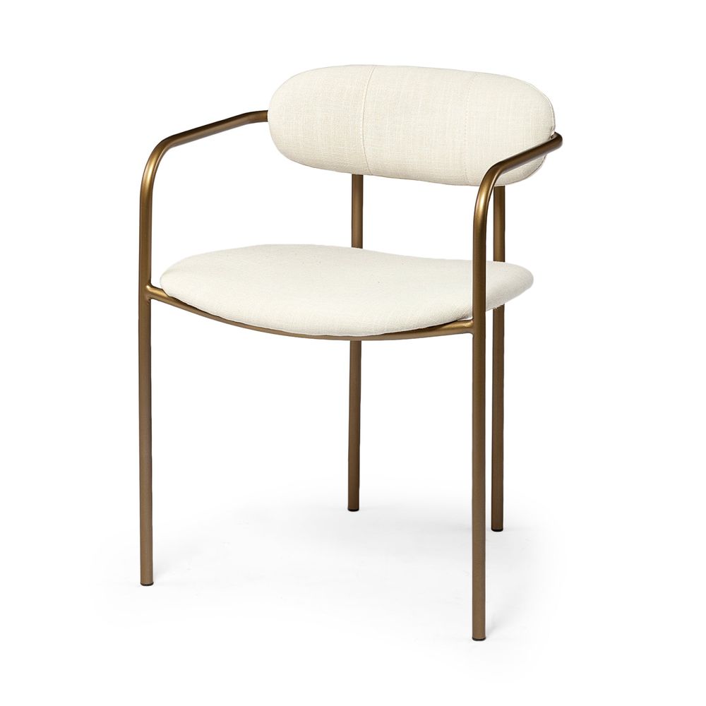 Parker Dining Chair Series featuring Upholstered Seat/Back with Metal Frame