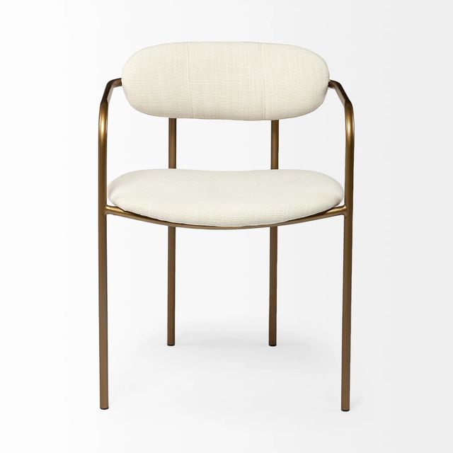 Parker Dining Chair Series featuring Upholstered Seat/Back with Metal Frame