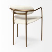 Parker Dining Chair Series featuring Upholstered Seat/Back with Metal Frame