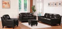 Grandover Genuine Leather Sofa-Grey