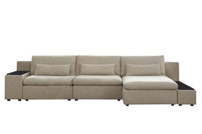 MORGAN MODULAR SECTIONAL (SMALL) - KNIT BEIGE