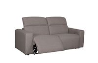 Regis Power Reclining Sofa - Light Brown