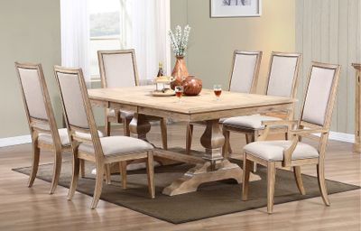 Avery 98" Pedestal Table  - T1-AV4298