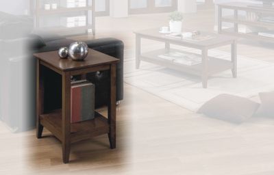 Quadra End Table Walnut - T2-Q100E