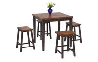 Acacia 5-Pc Tall Table Set Dark - T5-A53636