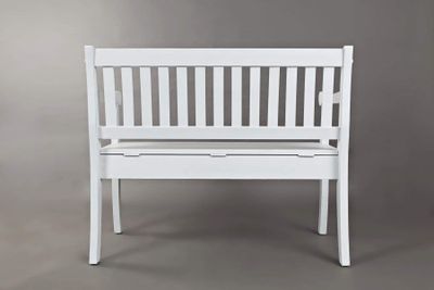 Artisan's Craft Storage Bench - White