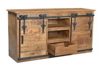 Barn Door TV Console