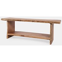 Global Archive Cooper Live Edge Storage Bench