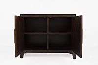 Gramercy Dark Chevron Door Accent Cabinet