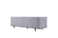 Joseph Tufted Mid Century Velvet Sofa  - Grey