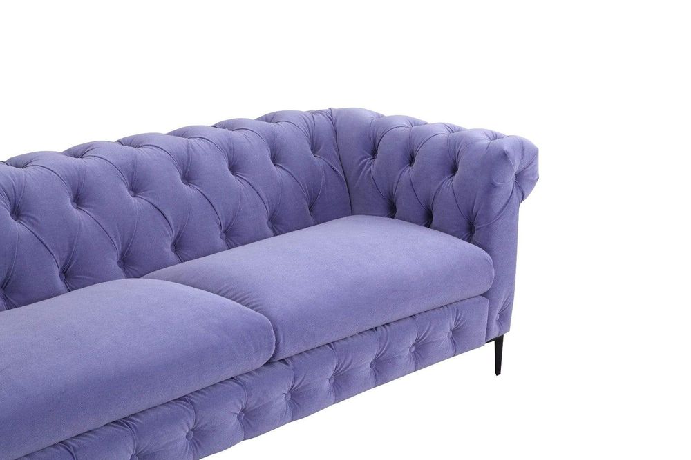 Josephine Tufted Mid Century - Velvet Sofa