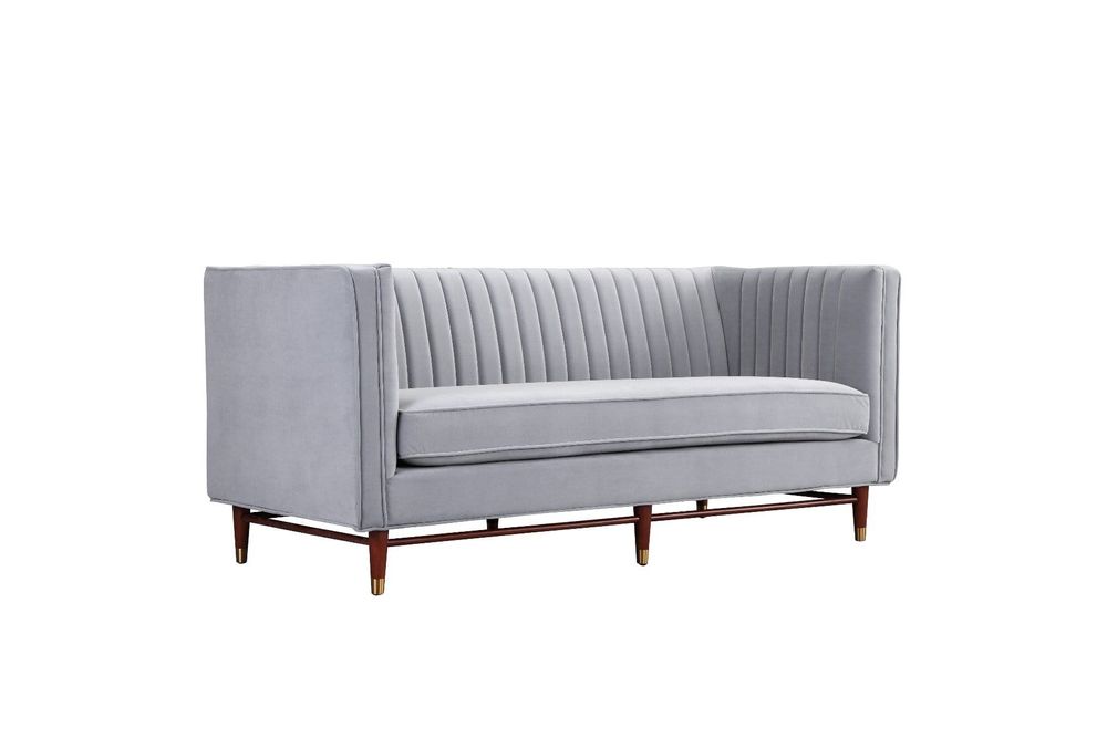 LUIGI Mid Century Velvet Loveseat