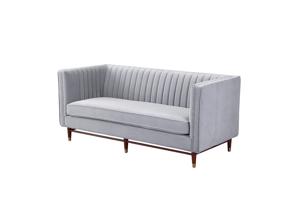 LUIGI Mid Century Velvet Loveseat