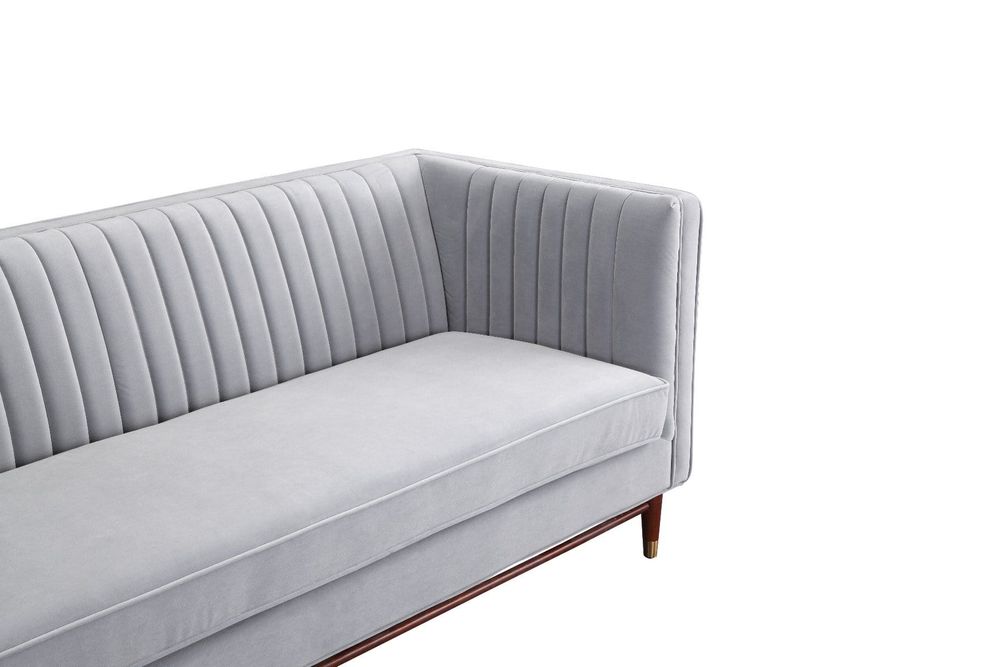 LUIGI Mid Century Velvet Sofa