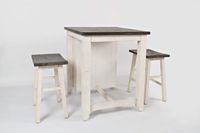 Madison County 3 Piece Counter Height Table Set 1706-36