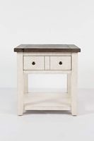 Madison County End Table - Vintage White 1706-3