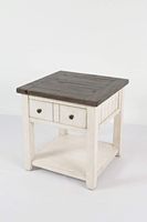 Madison County End Table - Vintage White 1706-3