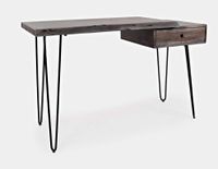 Nature's Edge Writing Desk Slate Brushed Grey