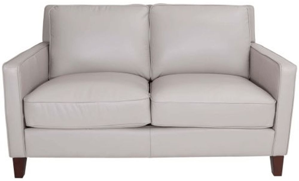 New Heaven Genuine Leather Loveseat - Cream