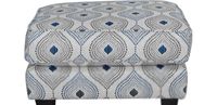 Paradigm Blue electric ottoman