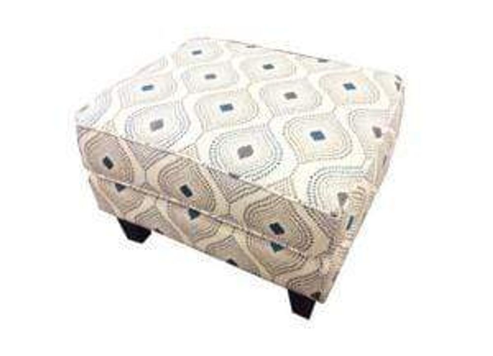 Paradigm Blue electric ottoman