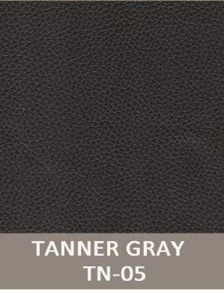 Roma Leather Gel Sectional - Tanner Grey