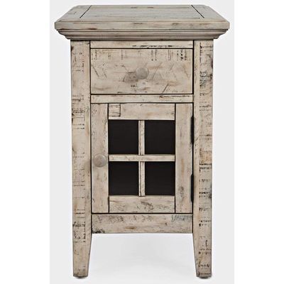 Rustic Shores Power Chairside Table