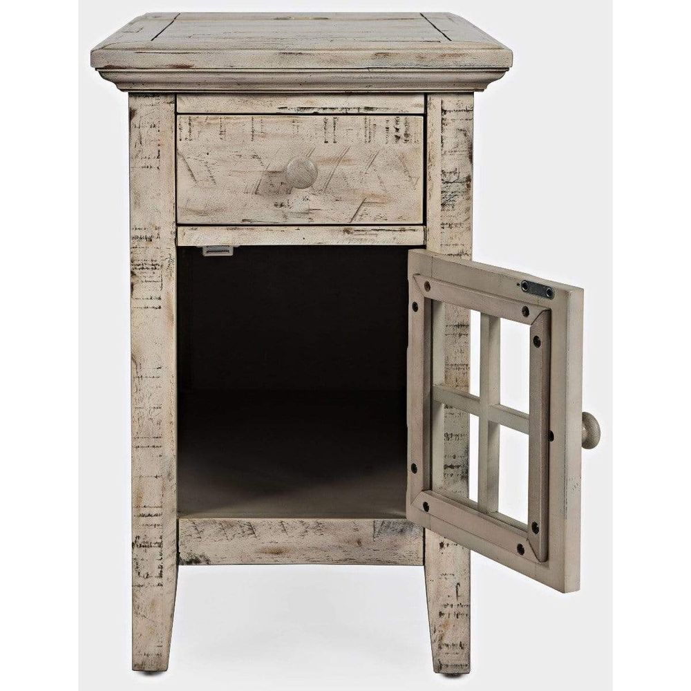 Rustic Shores Power Chairside Table