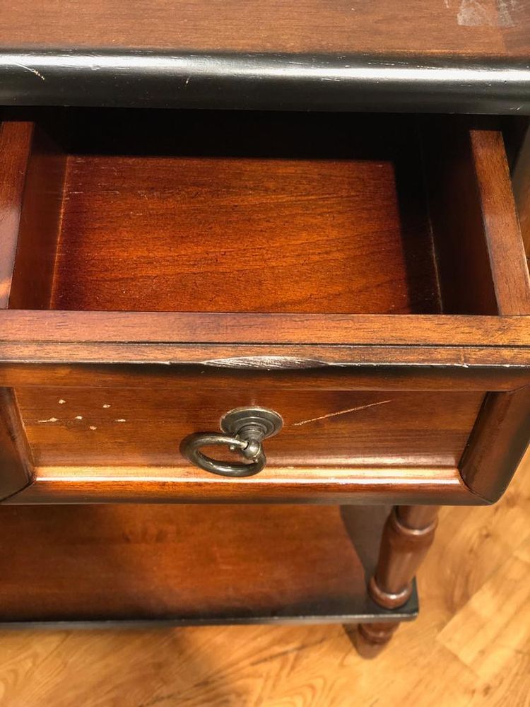 Three Drawer End Table