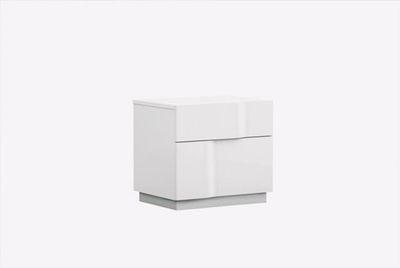 Yulie Nightstand - Glossy White