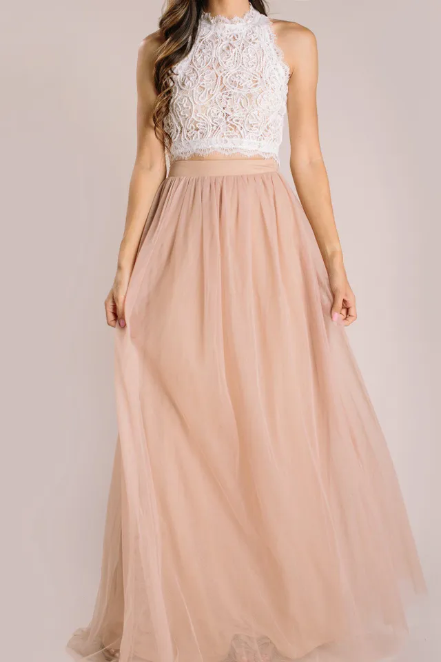 Maniju Anabelle Tulle Maxi Skirt