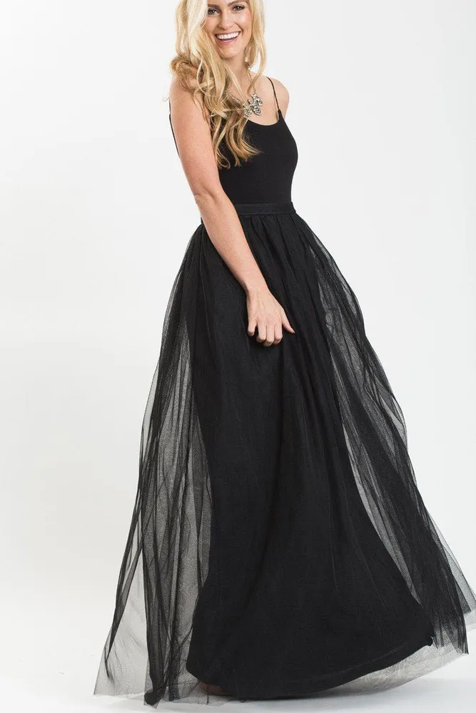 Tulle Maxi Skirt