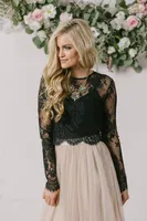 Ellie Short Sleeve Lace Top