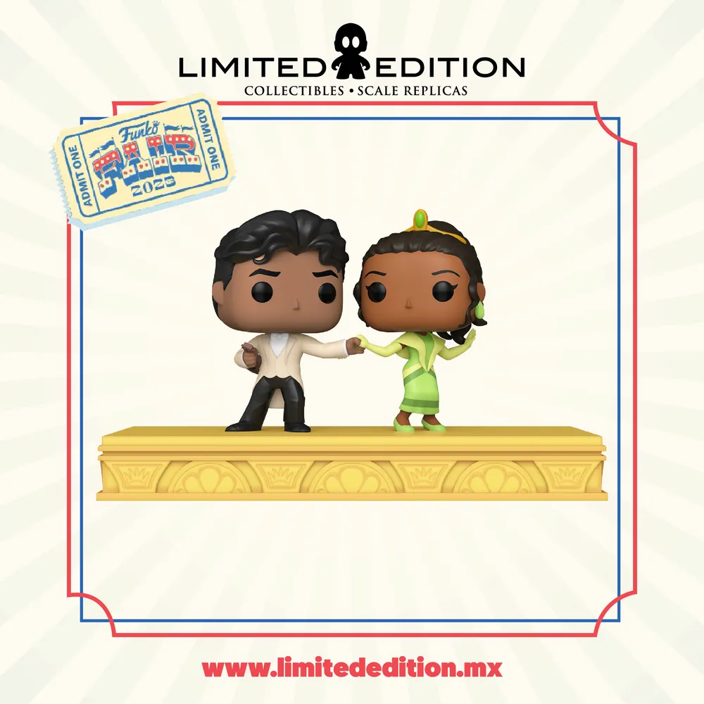 Preventa Funko Pop Moment Tiana And Naveen 1322 La Princesa Y El Sapo By Disney - Limited Edition