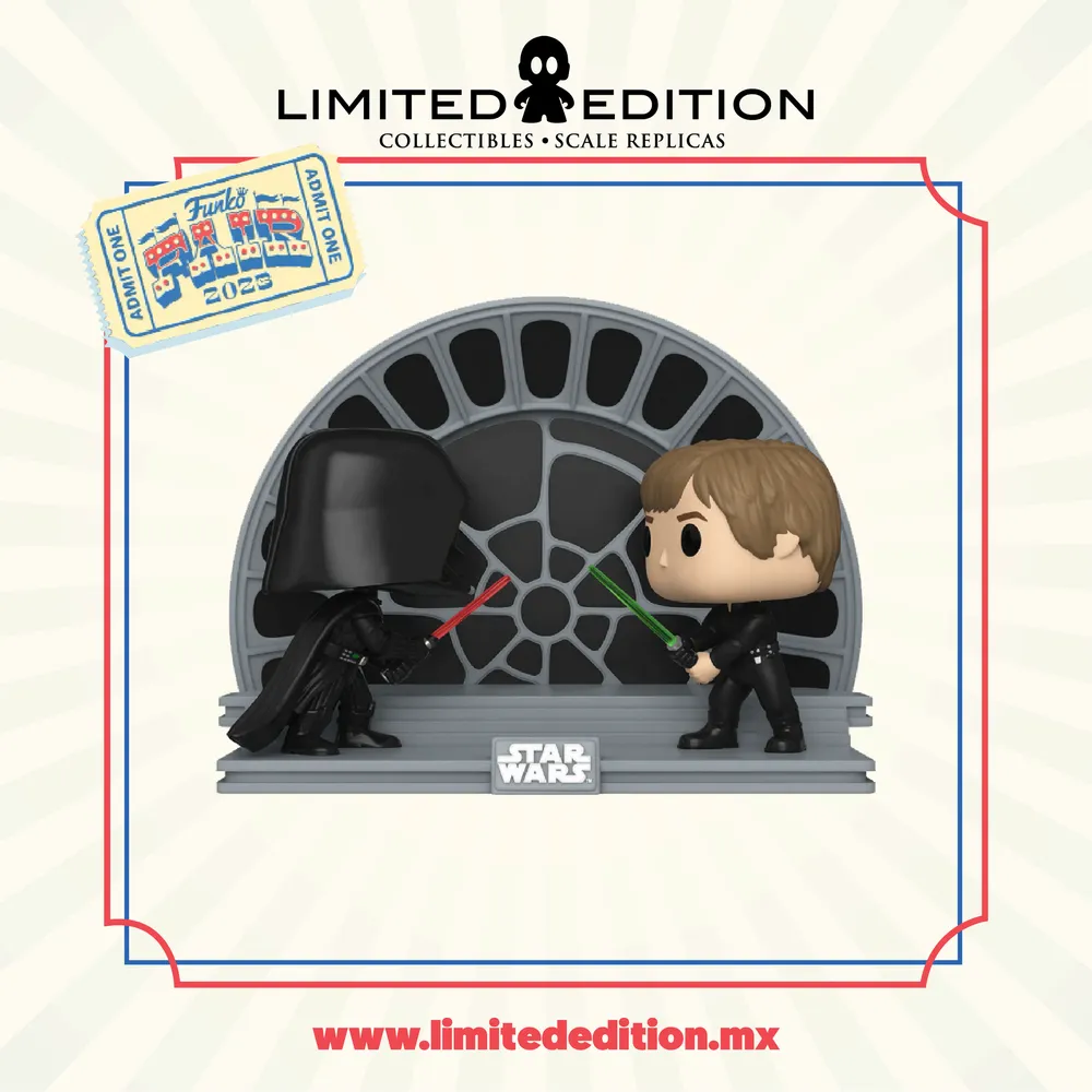 Preventa Funko Pop Movie Moment Darth Vader Vs. Luke Skywalker 608 6 Pulg Star Wars By George Lucas - Limited Edition