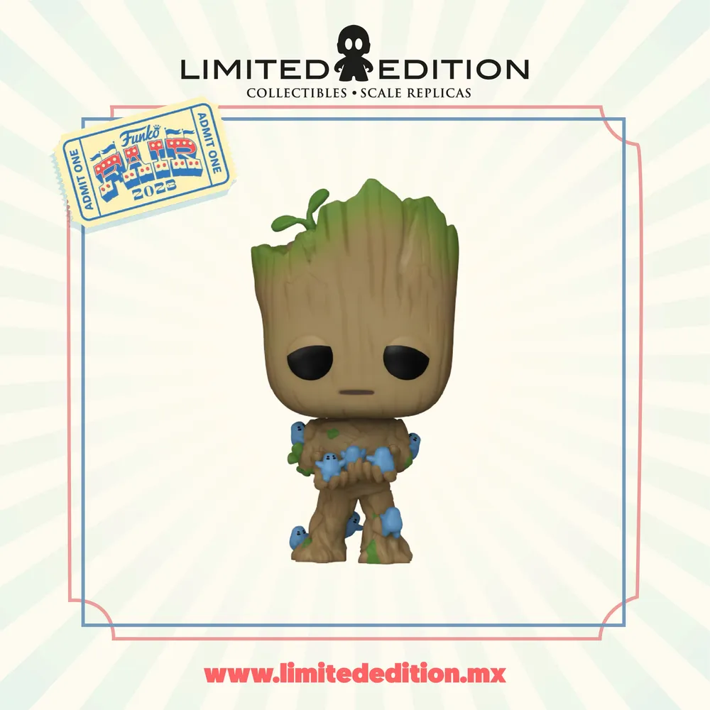 Preventa Funko Pop Groot With Grunds 1194 I Am Groot By Marvel - Limited Edition