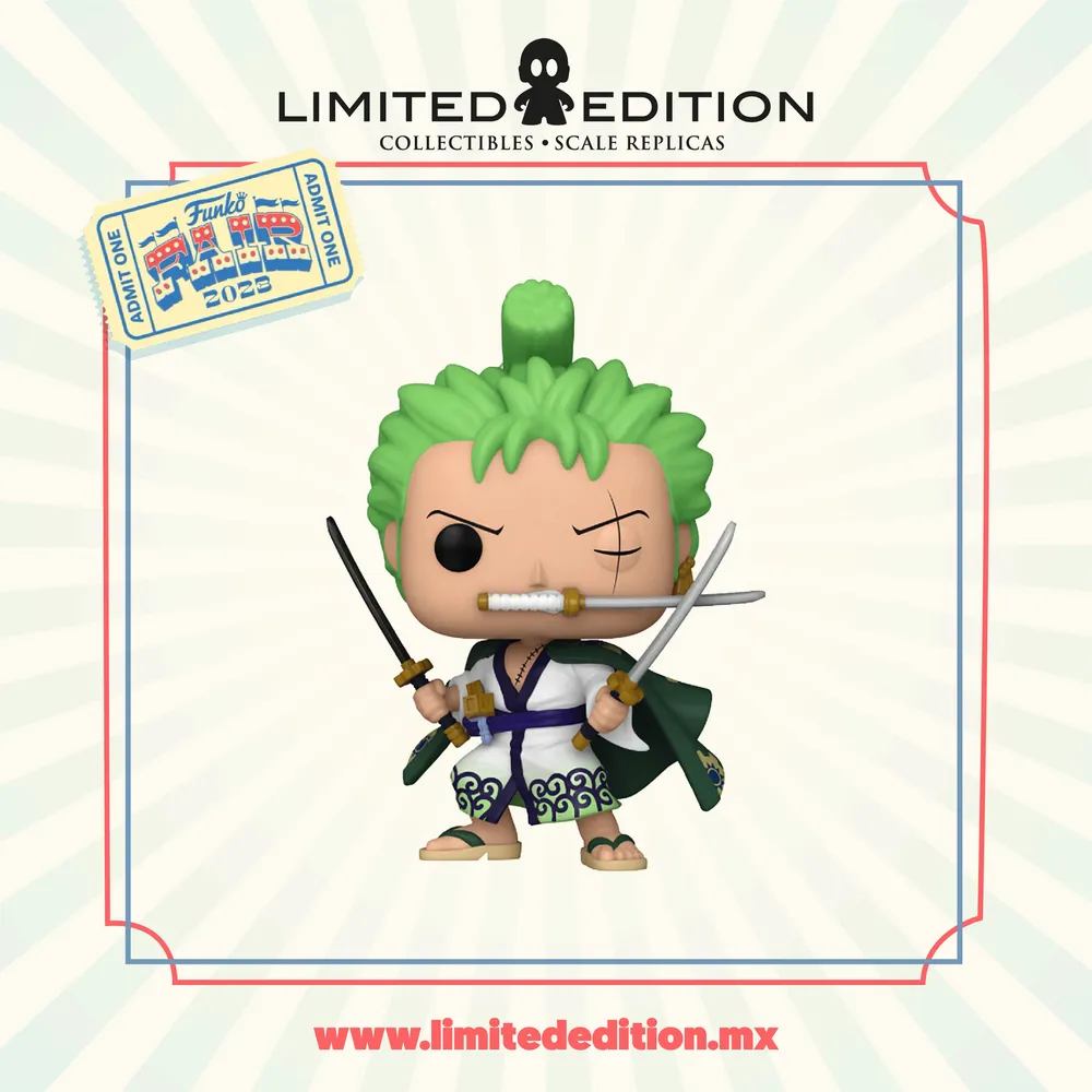 Preventa Funko Pop Roronoa Zoro 923 Funko Fair 2023 One Piece By Eiichirō Oda - Limited Edition