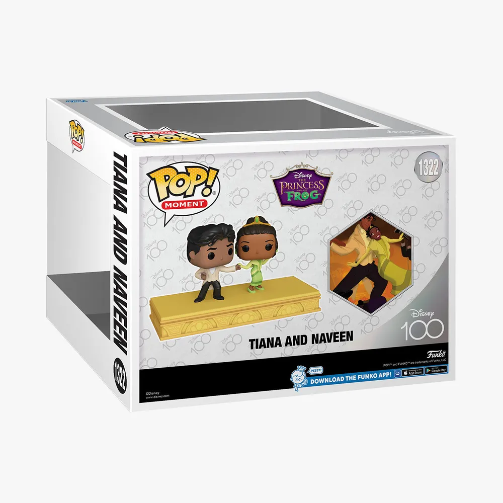 Preventa Funko Pop Moment Tiana And Naveen 1322 La Princesa Y El Sapo By Disney - Limited Edition