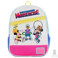 Loungefly Mini Backpack Mousercise Mickey Mouse And Friends By Disney - Limited Edition
