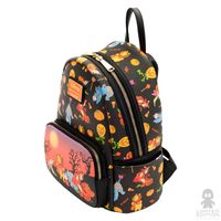 Loungefly Mini Backpack Halloween Group Glow Winnie The Pooh By Disney - Limited Edition