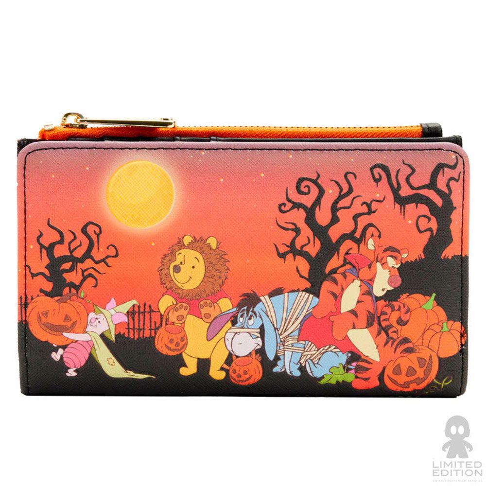 Loungefly Cartera Halloween Group Glow Winnie The Pooh By Disney - Limited Edition