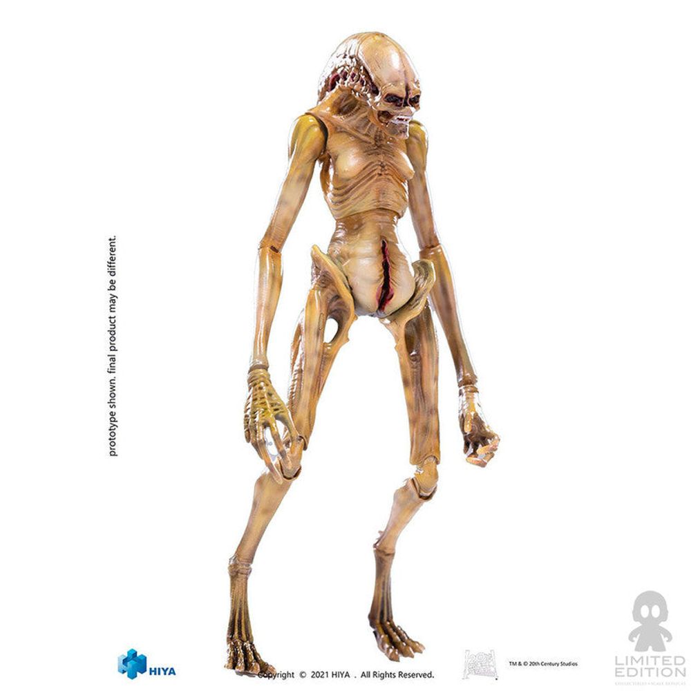 Hiya Toys Figura Articulada The Newborm Resurrection Alien By Ridley Scott - Limited Edition